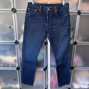 Levi’s 501 CT Dark Wash Jeans Women’s Tag Size 30 x 36